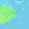 Topografische kaart Apalachicola, hoogte, reliëf