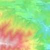 Topografische kaart Le Vivier, hoogte, reliëf