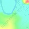 Topografische kaart Усть-Уркима, hoogte, reliëf