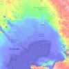 Topografische kaart Oblast Atıraw, hoogte, reliëf