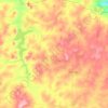 Topografische kaart Ilejemeje, hoogte, reliëf