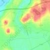 Topografische kaart Lempty, hoogte, reliëf