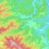 Topografische kaart Pignone, hoogte, reliëf