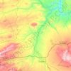 Topografische kaart Río Fardes, hoogte, reliëf