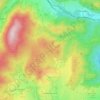 Topografische kaart Andělská Hora, hoogte, reliëf