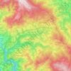 Topografische kaart Preitenegg, hoogte, reliëf