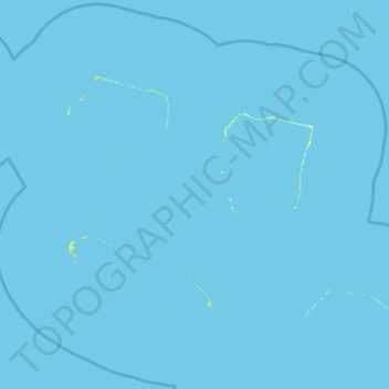 Topografische kaart Arutua, hoogte, reliëf