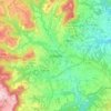 Topografische kaart Solsona, hoogte, reliëf
