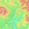 Topografische kaart Telciu, hoogte, reliëf