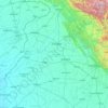 Topografische kaart Punjab, hoogte, reliëf
