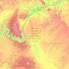 Topografische kaart Western Navajo Agency, hoogte, reliëf