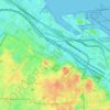Topografische kaart Comuna 2, hoogte, reliëf