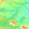 Topografische kaart Embalse de Valparaíso, hoogte, reliëf