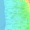 Topografische kaart Mataram, hoogte, reliëf