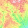 Topografische kaart Hekimhan, hoogte, reliëf