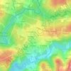 Topografische kaart Aiazo, hoogte, reliëf