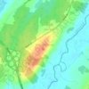 Topografische kaart Mount Whatly, hoogte, reliëf
