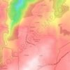 Topografische kaart Pedrafita, hoogte, reliëf