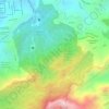 Topografische kaart Baleia, hoogte, reliëf