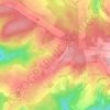 Topografische kaart Tellig, hoogte, reliëf