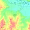 Topografische kaart Gustavo Díaz Ordaz, hoogte, reliëf