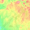 Topografische kaart Ranua, hoogte, reliëf