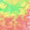 Topografische kaart Lesse, hoogte, reliëf