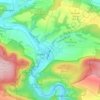 Topografische kaart Seega, hoogte, reliëf