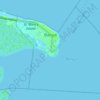Topografische kaart Banjul, hoogte, reliëf