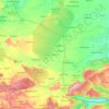 Topografische kaart Orvakal, hoogte, reliëf