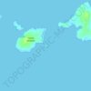 Topografische kaart Ardnacross Island, hoogte, reliëf