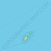 Topografische kaart Isole Tremiti, hoogte, reliëf