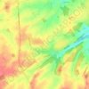 Topografische kaart Plancenoit, hoogte, reliëf