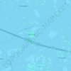 Topografische kaart Nijland, hoogte, reliëf