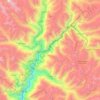 Topografische kaart Alis, hoogte, reliëf