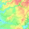 Topografische kaart La Ceiba, hoogte, reliëf