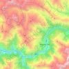 Topografische kaart Kalpa, hoogte, reliëf