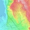 Topografische kaart 13127, hoogte, reliëf