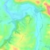 Topografische kaart Gabat, hoogte, reliëf