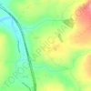 Topografische kaart Burnfort, hoogte, reliëf
