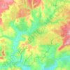 Topografische kaart 88410, hoogte, reliëf