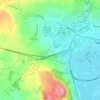 Topografische kaart Ballycullen, hoogte, reliëf