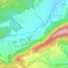 Topografische kaart Cabredo, hoogte, reliëf