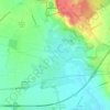 Topografische kaart Sannerville, hoogte, reliëf