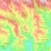 Topografische kaart Gimigliano, hoogte, reliëf