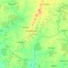 Topografische kaart Moronou, hoogte, reliëf