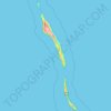 Topografische kaart Ilhas Desertas, hoogte, reliëf
