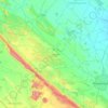 Topografische kaart Lingala, hoogte, reliëf