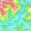 Topografische kaart Ordizia, hoogte, reliëf