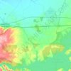 Topografische kaart Peraleda de la Mata, hoogte, reliëf